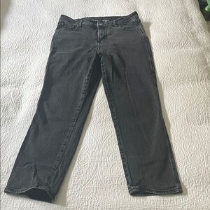 Old Navy High Rise Vintage Slim Black Jeans with Secret Smooth Pockets, Size 10